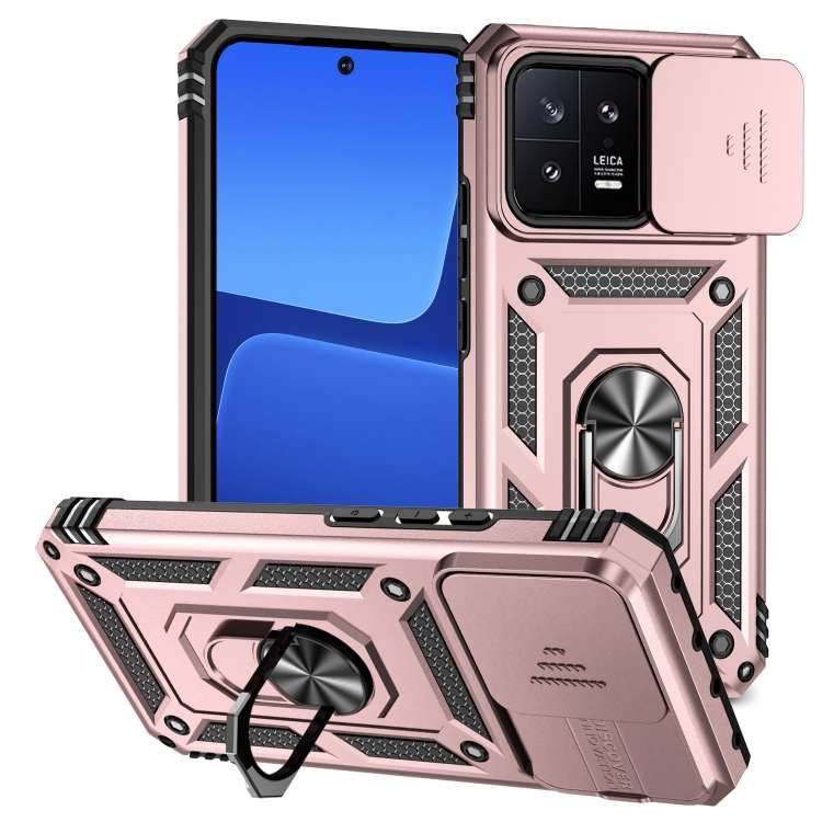 Custodia per telefono con supporto per camshield scorrevole, For Xiaomi Redmi Note 12 5G, For Xiaomi 13 Pro, For Xiaomi 13