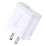 Caricabatterie rapido USB QC3.0 con spina americana