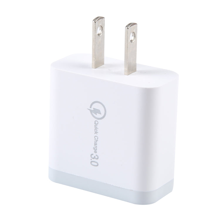Caricabatterie rapido USB QC3.0 con spina americana