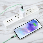Caricabatterie rapido USB QC3.0 con spina americana