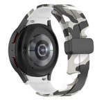 Cinturino in silicone mimetico con chiusura magnetica per Samsung