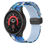 Cinturino in silicone mimetico con chiusura magnetica per Samsung