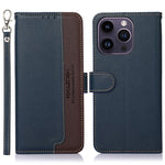 Custodia in pelle per iPhone 15 e 16 compatibile RFID