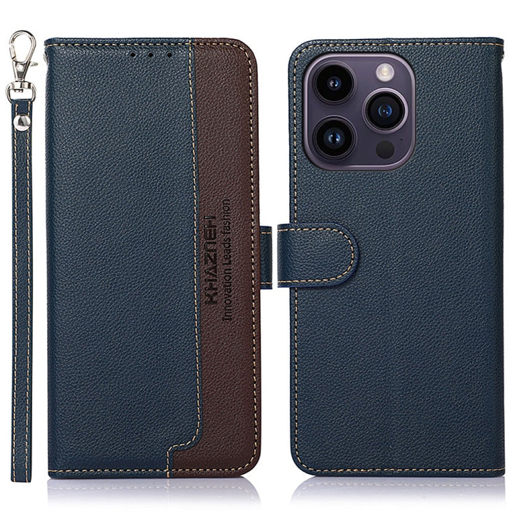 Custodia in pelle per iPhone 15 e 16 compatibile RFID