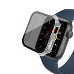 Custodia protettiva PC con pellicola anti-spia per Apple Watch