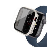 Custodia protettiva PC con pellicola anti-spia per Apple Watch