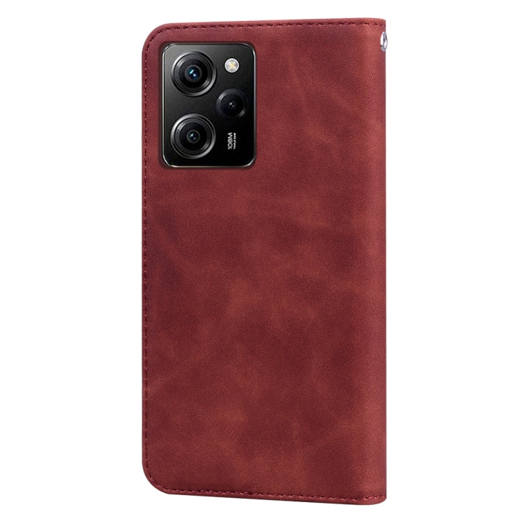 Custodia in PU con vibrazione orizzontale per Xiaomi Redmi Note 12 5G, Poco X5 e