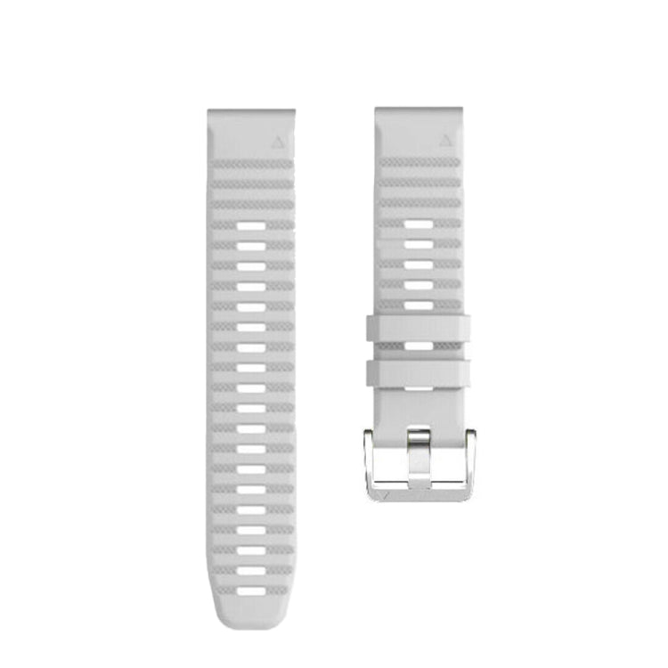 Cinturino in silicone con fibbia acciaio per Garmin