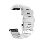 Cinturino in silicone con fibbia acciaio per Garmin