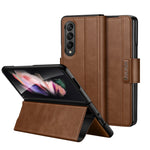 Custodia in pelle con chiusura magnetica per Samsung Galaxy Z Fol