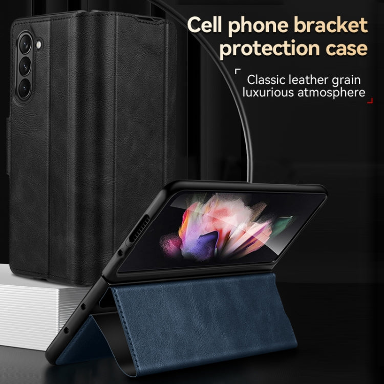 Custodia in pelle con chiusura magnetica per Samsung Galaxy Z Fol
