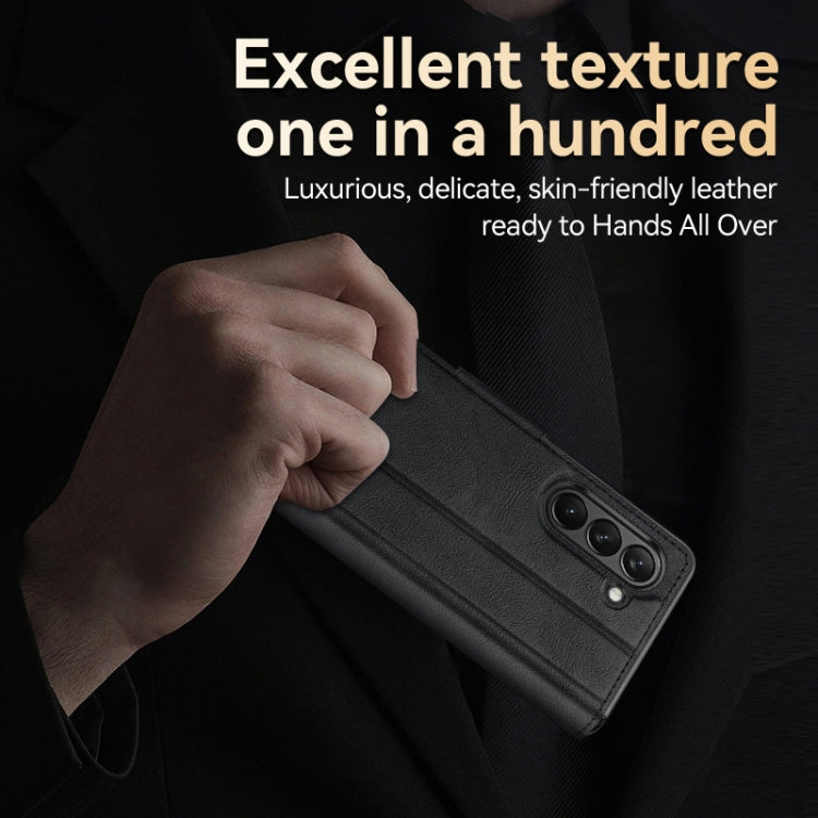 Custodia in pelle con chiusura magnetica per Samsung Galaxy Z Fol