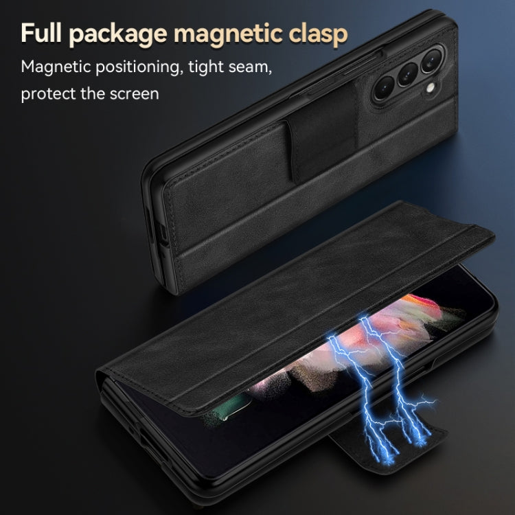 Custodia in pelle con chiusura magnetica per Samsung Galaxy Z Fol