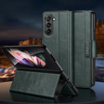 Custodia in pelle con chiusura magnetica per Samsung Galaxy Z Fol