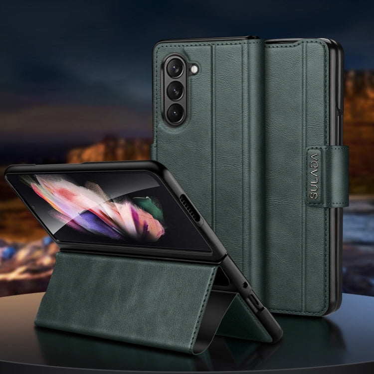 Custodia in pelle con chiusura magnetica per Samsung Galaxy Z Fol