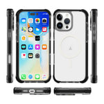 Custodia per telefono antiurto in acrilico magnetico Magsafe, For iPhone 15