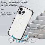 Custodia per telefono antiurto in acrilico magnetico Magsafe, For iPhone 15