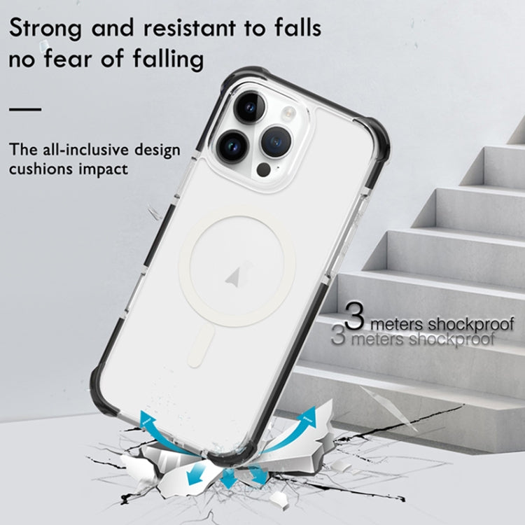 Custodia per telefono antiurto in acrilico magnetico Magsafe, For iPhone 15
