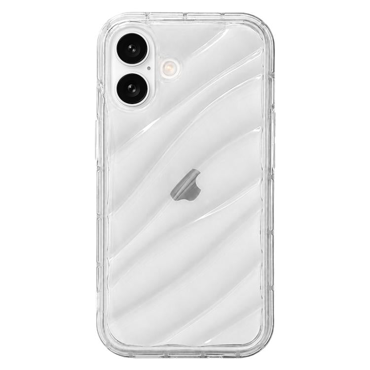 Custodia TPU con onde per iPhone 17 e 18 in vari colori