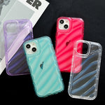 Custodia TPU con onde per iPhone 17 e 18 in vari colori