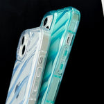 Custodia TPU con onde per iPhone 14 Plus e modelli iPhone 13/14
