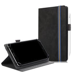 Custodia in pelle universale per tablet PC con vibrazione orizzontale e slot