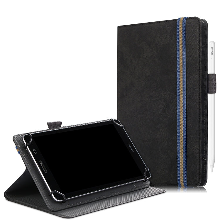 Custodia in pelle universale per tablet PC con vibrazione orizzontale e slot