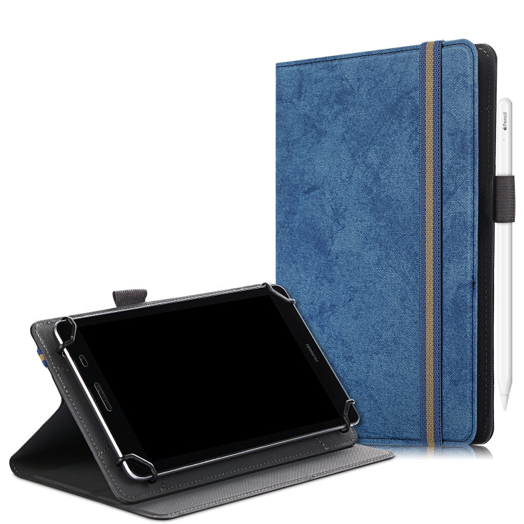 Custodia in pelle universale per tablet PC con vibrazione orizzontale e slot