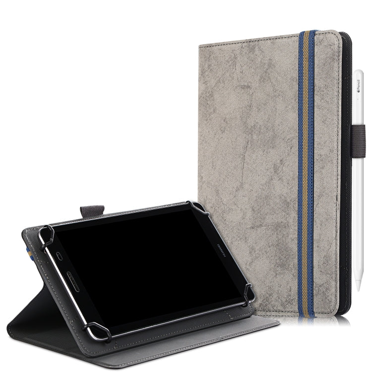 Custodia in pelle universale per tablet PC con vibrazione orizzontale e slot
