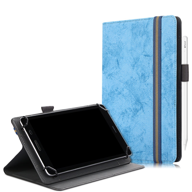 Custodia in pelle universale per tablet PC con vibrazione orizzontale e slot