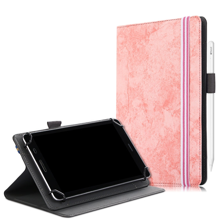 Custodia in pelle universale per tablet PC con vibrazione orizzontale e slot