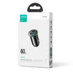 Caricatore auto Joyroom 60W PD+QC3.0 doppia porta USB