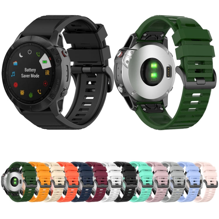Cinturino sportivo in silicone, For Garmin Fenix 7 Pro 47mm