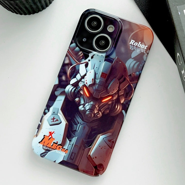 Custodia per telefono PC con foro preciso con motivo dipinto, For iPhone 13