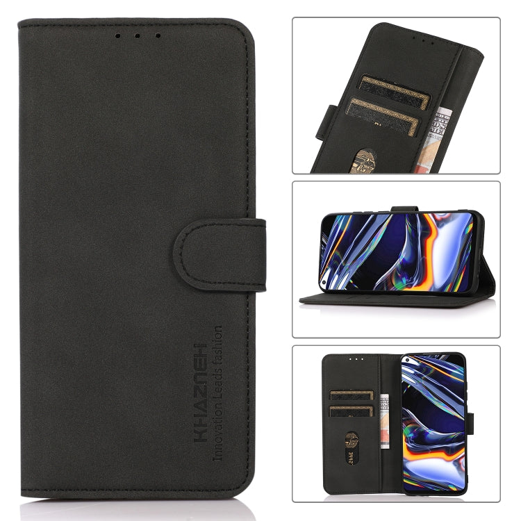 KHAZNEH Custodia per telefono in pelle con trama opaca, For Honor 90