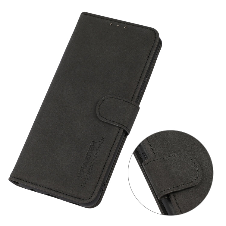 KHAZNEH Custodia per telefono in pelle con trama opaca, For Honor 90