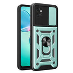 Cover per fotocamera scorrevole Custodia per telefono PC ibrida in TPU, For Motorola Moto G32