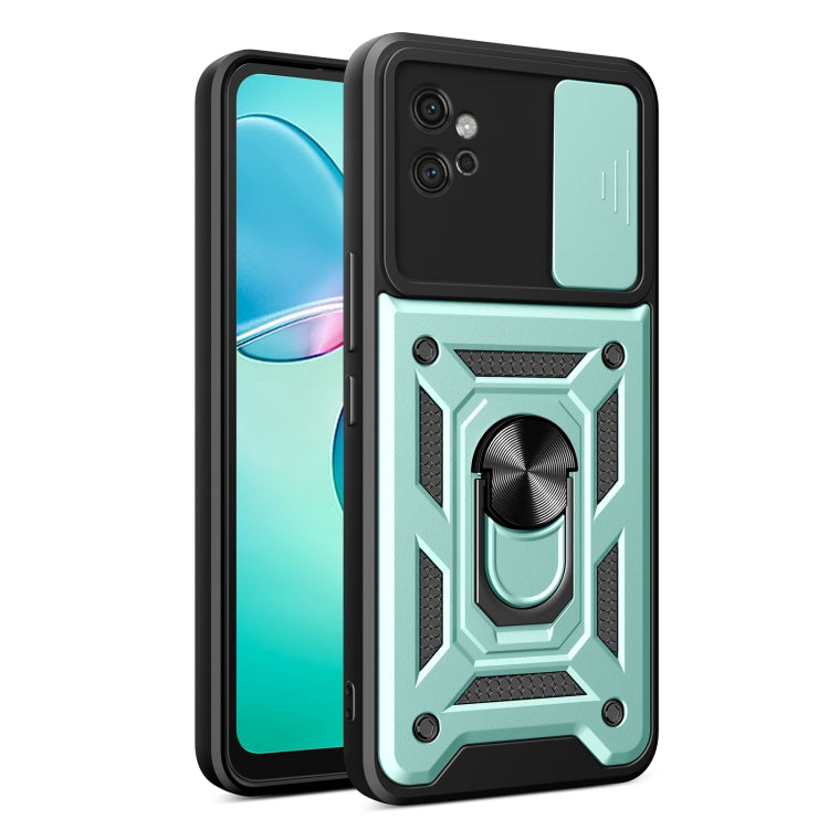 Cover per fotocamera scorrevole Custodia per telefono PC ibrida in TPU, For Motorola Moto G32