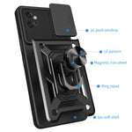 Cover per fotocamera scorrevole Custodia per telefono PC ibrida in TPU, For Motorola Moto G32