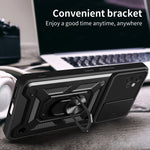 Cover per fotocamera scorrevole Custodia per telefono PC ibrida in TPU, For Motorola Moto G32