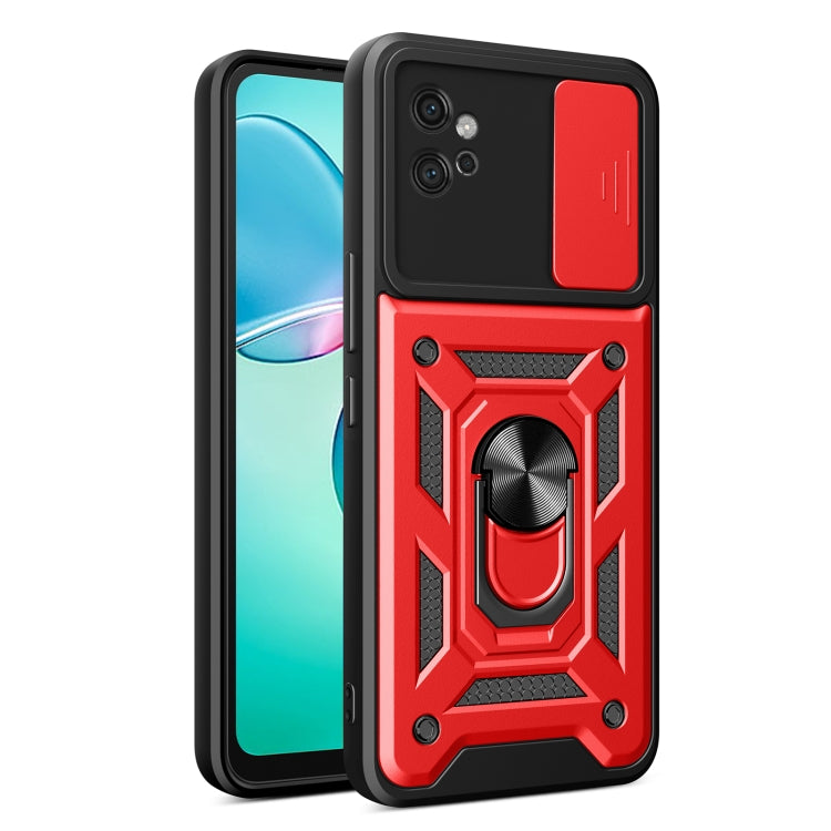 Cover per fotocamera scorrevole Custodia per telefono PC ibrida in TPU, For Motorola Moto G32