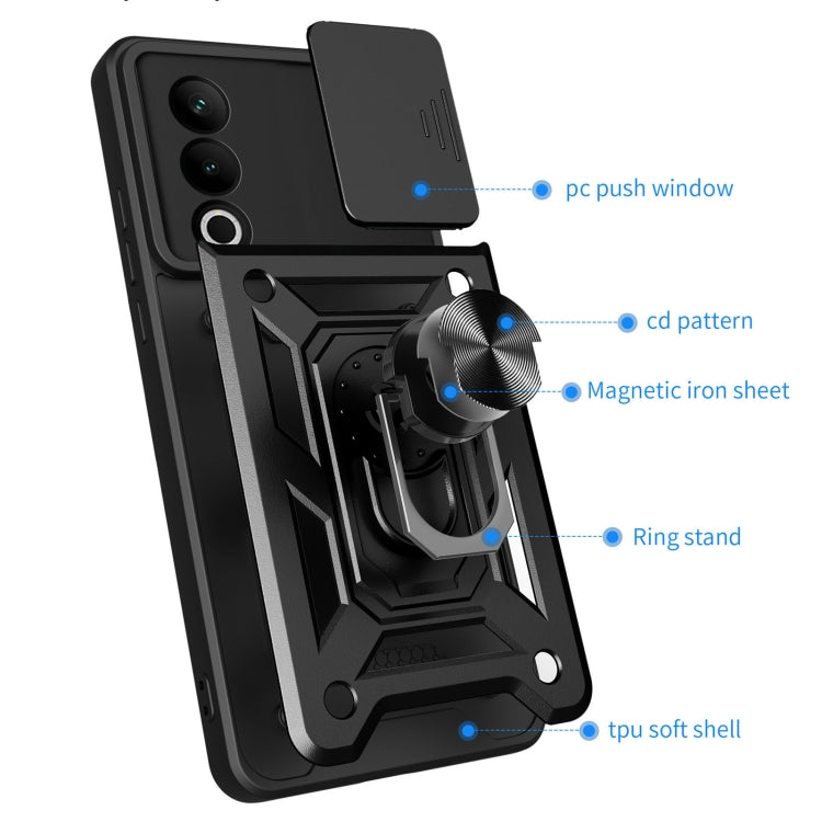 Cover per fotocamera scorrevole Custodia per telefono PC ibrida in TPU, For OnePlus 12R 5G / Ace 3 5G, For OnePlus 12 5G Global, For OnePlus Nord N30 / CE3 Lite
