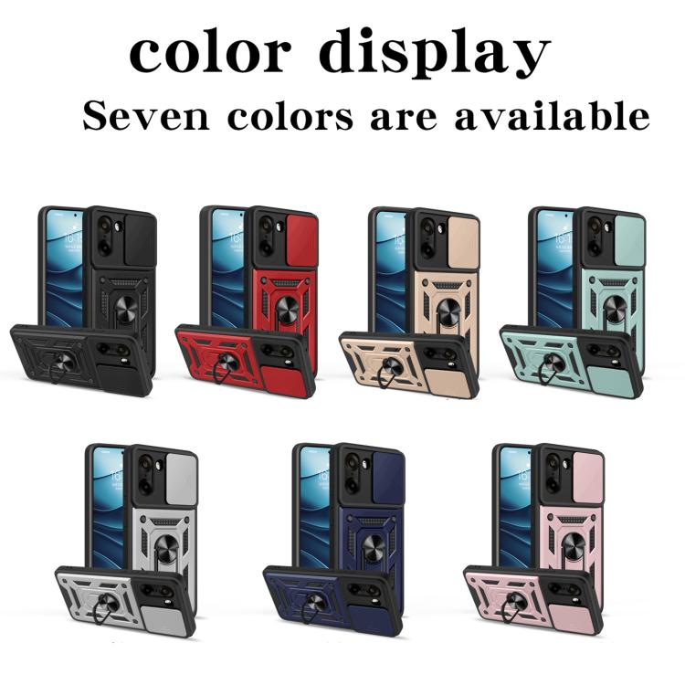 Cover per fotocamera scorrevole Custodia per telefono PC ibrida in TPU, For OnePlus 13R / Ace 5 / Ace 5 Pro 5G, For OnePlus 13, For OnePlus Nord 4