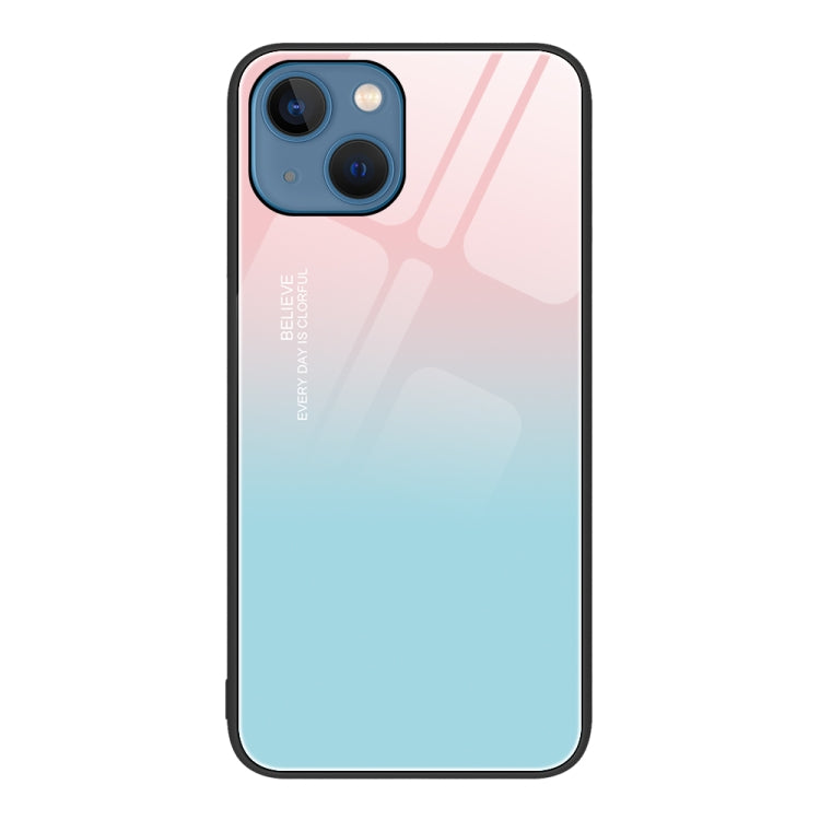 Custodia per telefono in vetro verniciato colorato, For iPhone 15