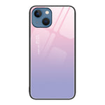 Custodia per telefono in vetro verniciato colorato, For iPhone 15