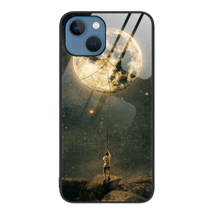 Custodia per telefono in vetro verniciato colorato, For iPhone 15