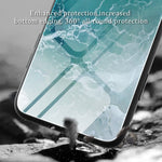 Custodia protettiva per telefono in vetro con motivo in marmo, For iPhone 17 Pro Max, For iPhone 17 Pro, For iPhone 17