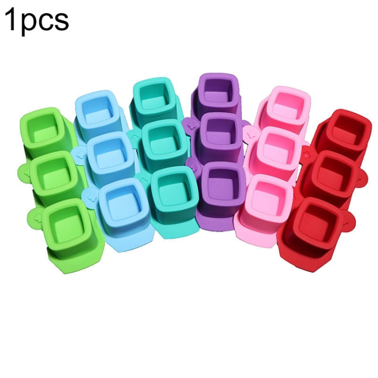 Stampo silicone 3 tazze Love per cubetti ghiaccio