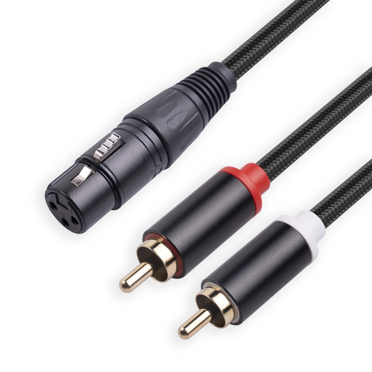 Cavo splitter audio XLR femmina a doppio RCA 1-3 metri