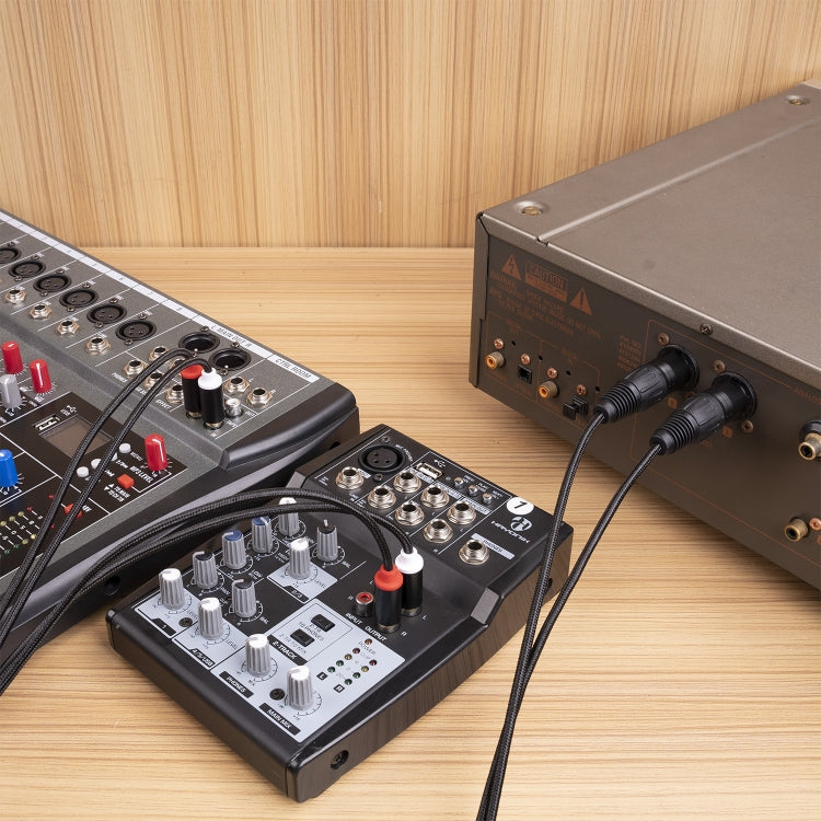 Cavo splitter audio XLR femmina a doppio RCA 1-3 metri